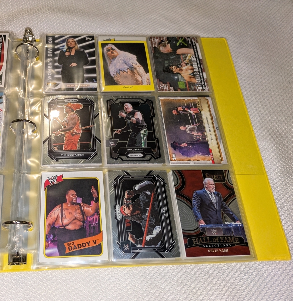 WWE Wrestling Legends Trading Cards Binder Collection 🏆 100 WWE Cards Lot - Picture 7 of 11
